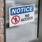 Signmission No Access Sign, Vinyl Decal, 7in W x 5in L, 2PK OS-2PACK-NS-D-57-L-14341 - alternate 2